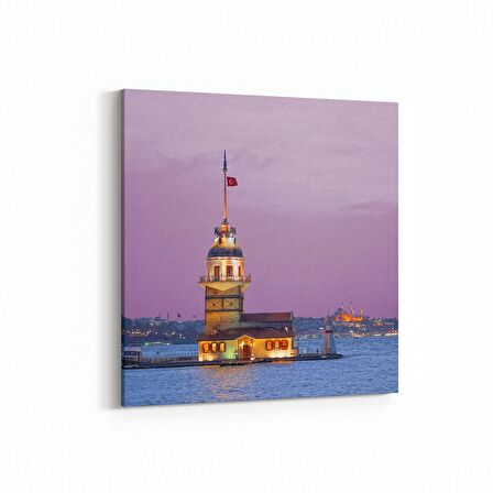 Olla 17895K4 Yapı Görseli Kare 4'lü Kanvas Tablo (Ölçü: 65X65)