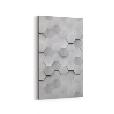 Olla 14940DD Geometrik Desen Görseli Dikey Dar Kanvas Tablo (Ölçü: 40X80)