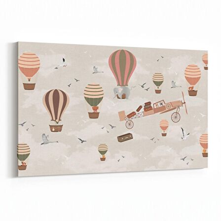 Olla 12753Y Çocuk Odası Görseli Yatay Kanvas Tablo (Ölçü: 30X20)