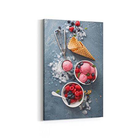Olla 15188D Gıda Görseli Dikey Kanvas Tablo (Ölçü: 60X90)