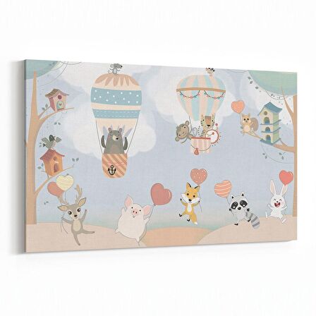 Olla 12760Y Çocuk Odası Görseli Yatay Kanvas Tablo (Ölçü: 90X60)