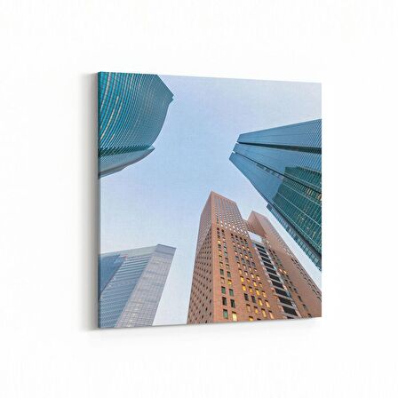 Olla 18660K Yapı Görseli Kare Kanvas Tablo (Ölçü: 30X30)