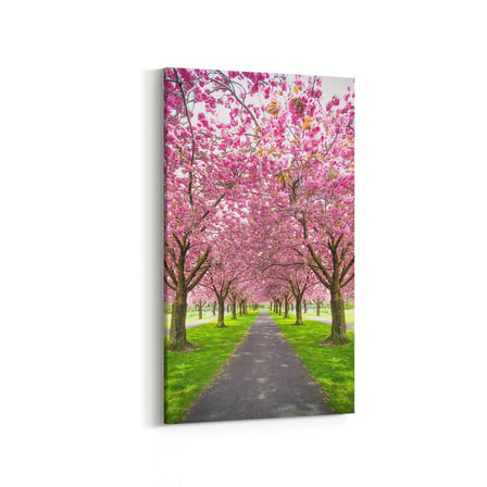 Olla 13517DD Doğa / Manzara Görseli Dikey Dar Kanvas Tablo (Ölçü: 70X140)