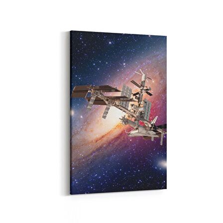 Olla 17661D Uzay Görseli Dikey Kanvas Tablo (Ölçü: 100X150)