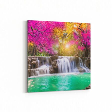 Olla 13548K Doğa / Manzara Görseli Kare Kanvas Tablo (Ölçü: 25X25)