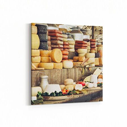 Olla 15167K Gıda Görseli Kare Kanvas Tablo (Ölçü: 30X30)