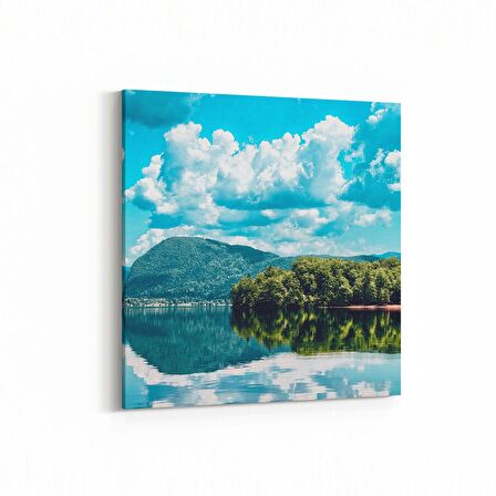 Olla 13556K Doğa / Manzara Görseli Kare Kanvas Tablo (Ölçü: 25X25)