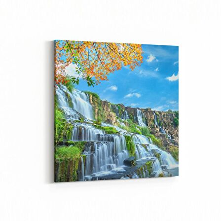 Olla 13378K Doğa / Manzara Görseli Kare Kanvas Tablo (Ölçü: 30X30)