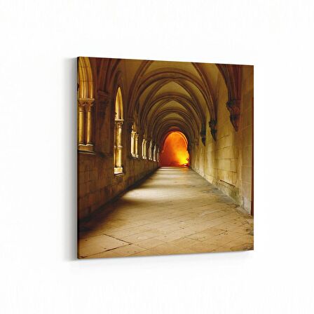 Olla 18072K Yapı Görseli Kare Kanvas Tablo (Ölçü: 30X30)