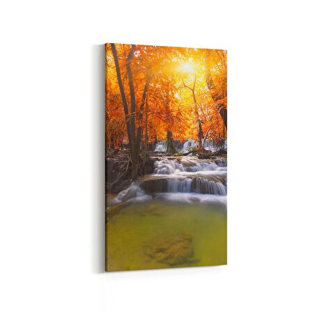 Olla 13797DD Doğa / Manzara Görseli Dikey Dar Kanvas Tablo (Ölçü: 40X80)