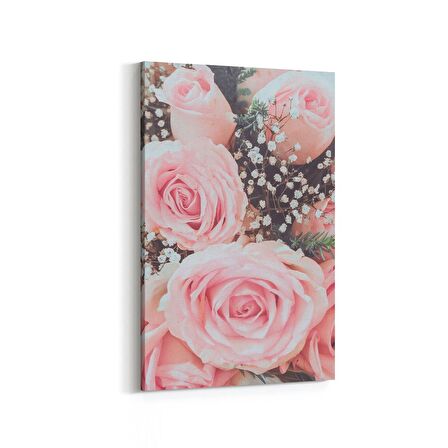 Olla 11602D Çiçek Görseli Dikey Kanvas Tablo (Ölçü: 60X90)