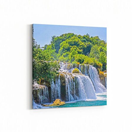 Olla 14310K Doğa / Manzara Görseli Kare Kanvas Tablo (Ölçü: 25X25)