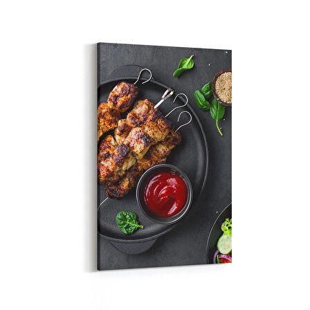 Olla 14963D Gıda Görseli Dikey Kanvas Tablo (Ölçü: 20X30)