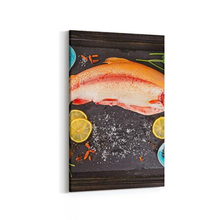 Olla 15116D Gıda Görseli Dikey Kanvas Tablo (Ölçü: 80X120)