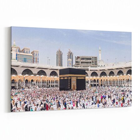 Olla 13043Y Dini Görsel Yatay Kanvas Tablo (Ölçü: 120X80)