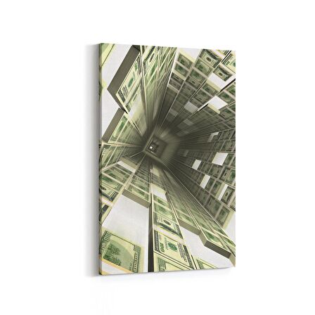 Olla 10216D Abstract Girdap Görsel Dikey Kanvas Tablo (Ölçü: 80X120)