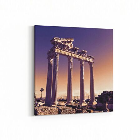 Olla 18374K Yapı Görseli Kare Kanvas Tablo (Ölçü: 60X60)