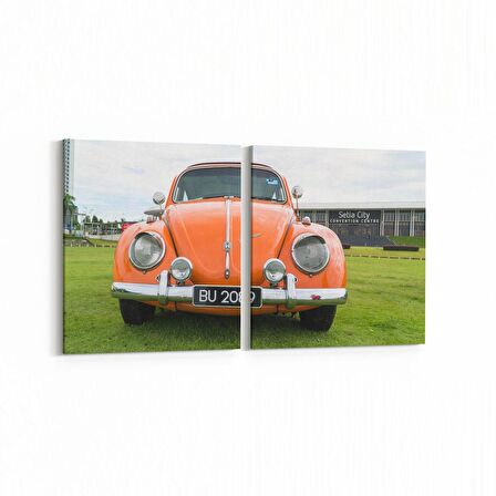 Olla 12370K2Y Araç Görseli Kare 2'li Yatay Kanvas Tablo (Ölçü: 125X60)