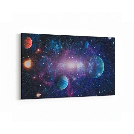 Olla 17689Y Uzay Görseli Yatay Kanvas Tablo (Ölçü: 30X20)