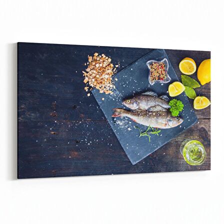 Olla 14988Y Gıda Görseli Yatay Kanvas Tablo (Ölçü: 150X100)