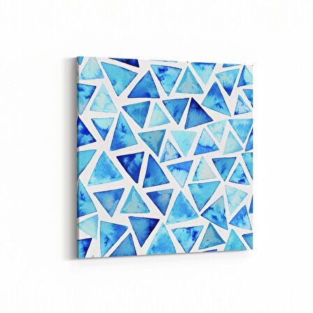 Olla 10357K Abstract Görsel Kare Kanvas Tablo (Ölçü: 25X25)