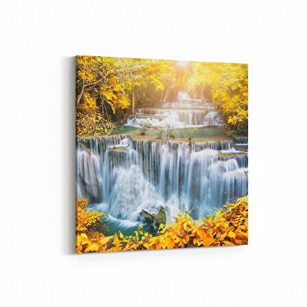 Olla 13887K Doğa / Manzara Görseli Kare Kanvas Tablo (Ölçü: 100X100)
