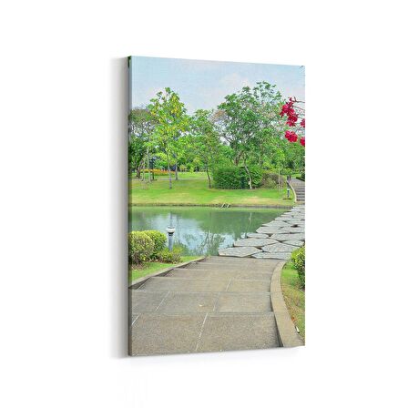 Olla 14019D Doğa / Manzara Görseli Dikey Kanvas Tablo (Ölçü: 100X150)