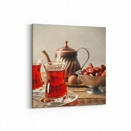 Olla 15230K Gıda Görseli Kare Kanvas Tablo (Ölçü: 25X25)