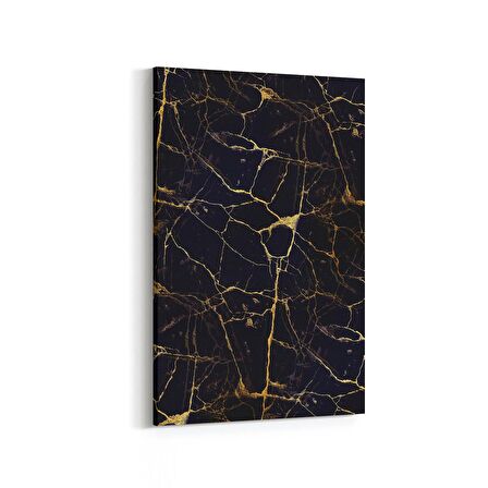 Olla 16667D Mermer Desen Görsel Dikey Kanvas Tablo (Ölçü: 20X30)
