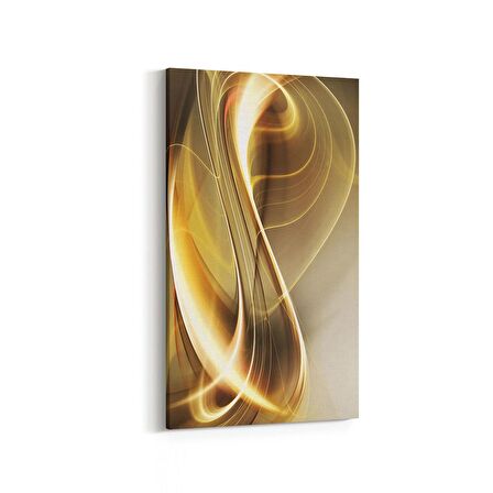 Olla 10095DD Abstract Görsel Dikey Dar Kanvas Tablo (Ölçü: 30X60)