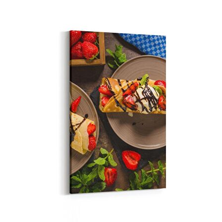 Olla 15208D Gıda Görseli Dikey Kanvas Tablo (Ölçü: 60X90)
