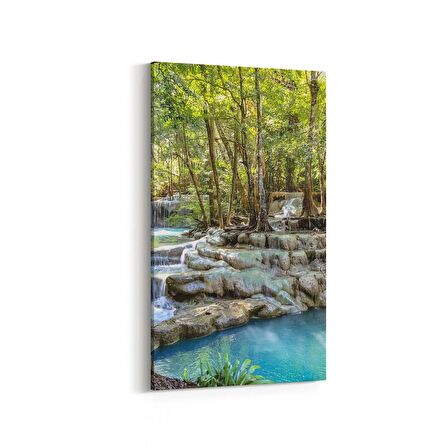 Olla 13165DD Doğa / Manzara Görseli Dikey Dar Kanvas Tablo (Ölçü: 60X120)