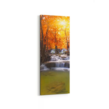 Olla 13797DI Doğa / Manzara Görseli Dikey İnce Kanvas Tablo (Ölçü: 40X120)