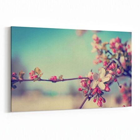 Olla 10730Y Ağaç Görseli Yatay Kanvas Tablo (Ölçü: 45X30)