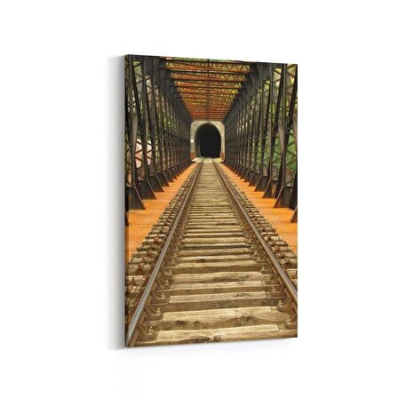 Olla 18220D Yapı Görseli Dikey Kanvas Tablo (Ölçü: 70X105)