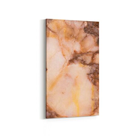 Olla 16717DD Mermer Desen Görsel Dikey Dar Kanvas Tablo (Ölçü: 30X60)