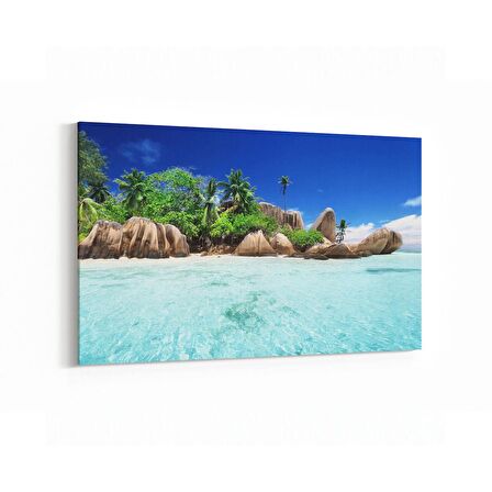 Olla 16402Y Kumsal / Sahil Görseli Yatay Kanvas Tablo (Ölçü: 150X100)