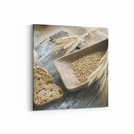 Olla 15130K Gıda Görseli Kare Kanvas Tablo (Ölçü: 25X25)