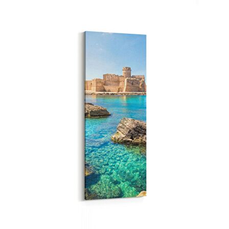 Olla 14016DI Doğa / Manzara Görseli Dikey İnce Kanvas Tablo (Ölçü: 40X120)