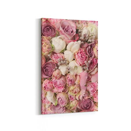 Olla 11558D Çiçek Görseli Dikey Kanvas Tablo (Ölçü: 60X90)
