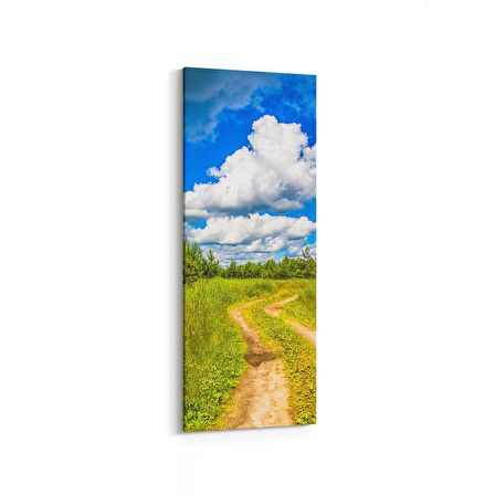 Olla 13186DI Doğa / Manzara Görseli Dikey İnce Kanvas Tablo (Ölçü: 40X120)