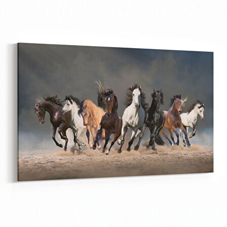 Olla 12493Y Hayvanlar Alemi Görseli Yatay Kanvas Tablo (Ölçü: 30X20)