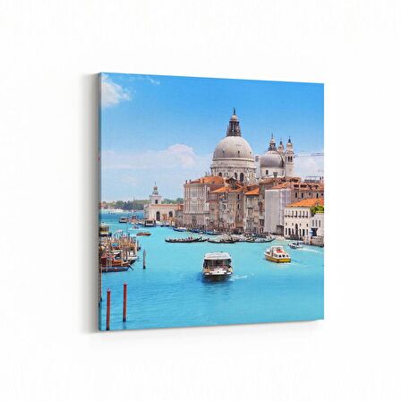 Olla 17941K Yapı Görseli Kare Kanvas Tablo (Ölçü: 25X25)