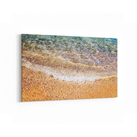 Olla 16417Y Kumsal / Sahil Görseli Yatay Kanvas Tablo (Ölçü: 120X80)