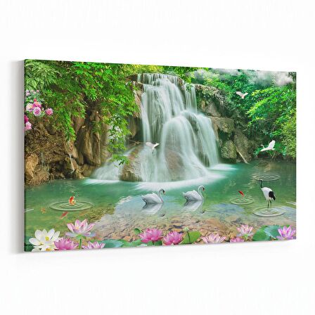 Olla 13328Y Doğa / Manzara Görseli Yatay Kanvas Tablo (Ölçü: 90X60)