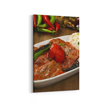 Olla 15058D Gıda Görseli Dikey Kanvas Tablo (Ölçü: 100X150)