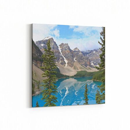 Olla 14067K Doğa / Manzara Görseli Kare Kanvas Tablo (Ölçü: 60X60)