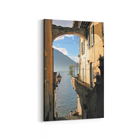 Olla 18504D Yapı Görseli Dikey Kanvas Tablo (Ölçü: 60X90)