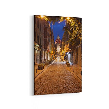 Olla 18484D Yapı Görseli Dikey Kanvas Tablo (Ölçü: 60X90)