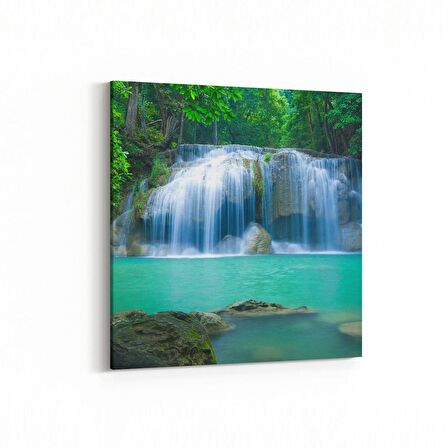 Olla 13365K Doğa / Manzara Görseli Kare Kanvas Tablo (Ölçü: 25X25)